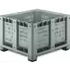 Foto articolo dell\'articolo AgriBox® 1000x1200 h.760, 680L, fondo e pareti fessurati, alimenti, 4 piedi, 33 Kg.