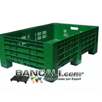 Foto articolo dell\'articolo AgriBox in plastica 80x120 h41 cm, con pareti e fondo forato. Peso tara 15 kg.
