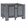 Foto articolo dell\'articolo Cargopallet Box 800x1200 h900 mm, Atossico, con 4 ruote. Tara 40 kg.