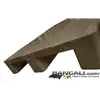 Foto articolo dell\'articolo Europallet plastica 800x1200 mm, piano chiuso, 3 traverse: robusto e igienico.

