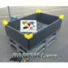 Foto articolo dell\'articolo Sponda o paretale  pieghevoli in polipropilene dimensioni 800x1200 peso tara 6,5 kg.